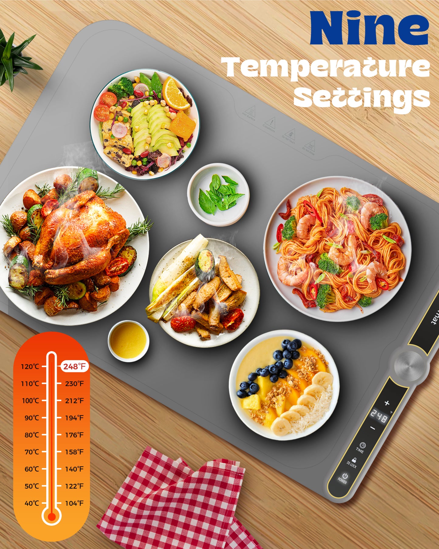 Silicone Food Warming Mat(XL)